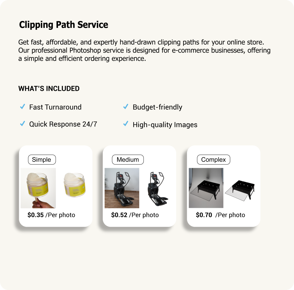 Clipping Path Service