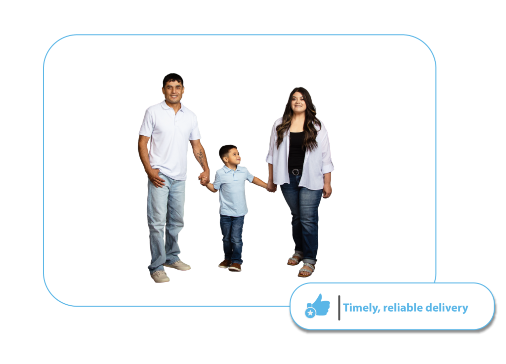 Image masking for complex backgrounds, separating a family from a busy scene.