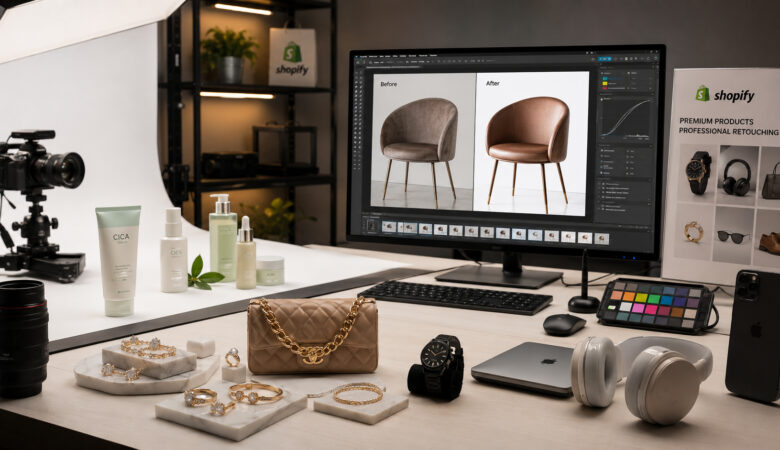 Ecommerce Product Retouching for Shopify: How Professional Image Editing Boosts Sales