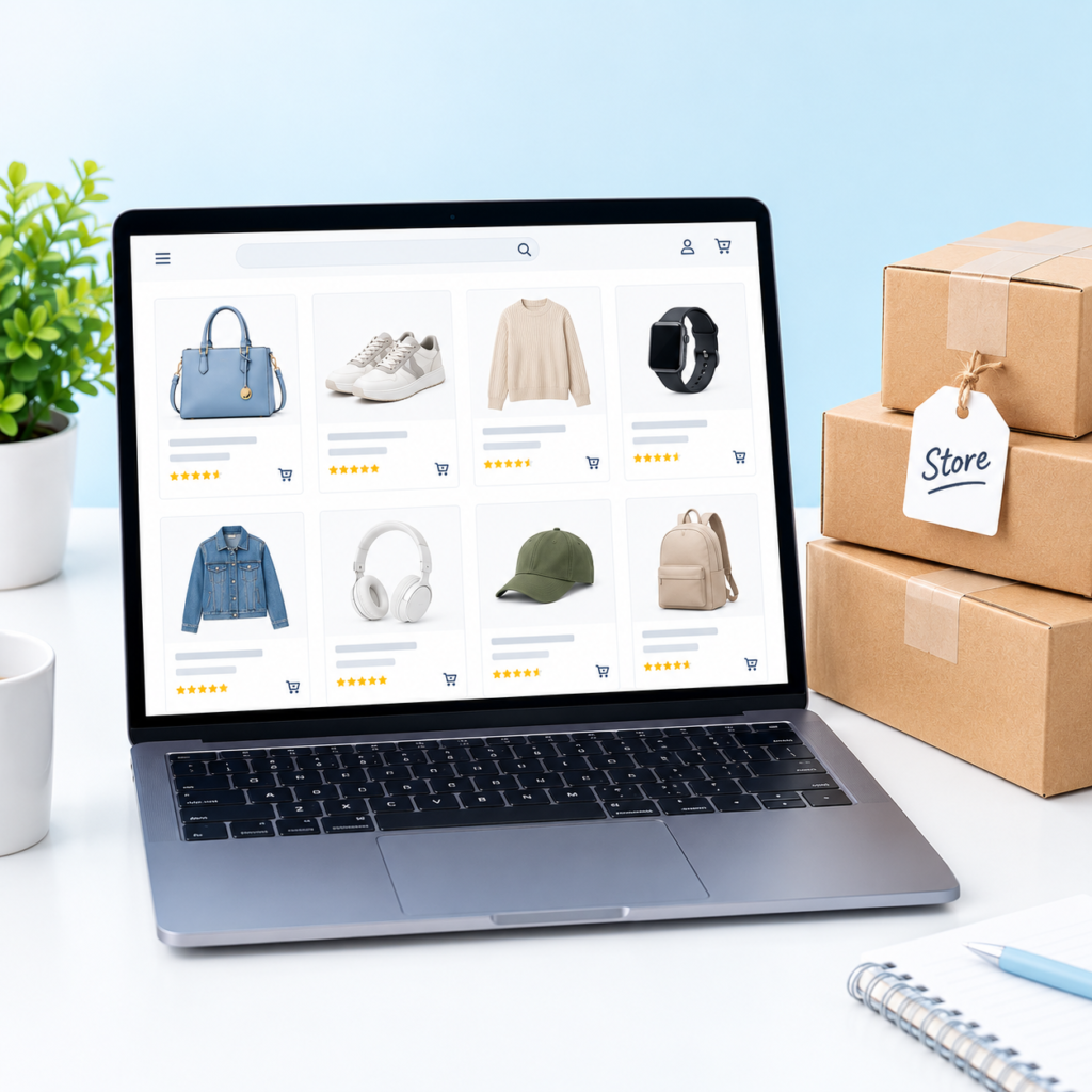 Shopify store photo editing services icon